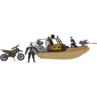 Army Forces Leger speedboot set